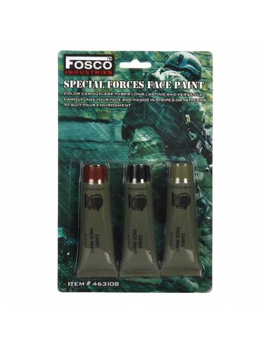 Lot of 3 tubes of camouflage cream