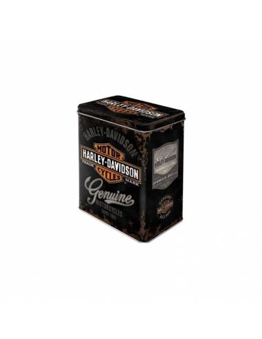 Box metal Harley-Davidson genuine high black
