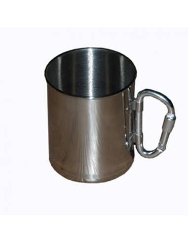 STAINLESS STEEL cup - Carabiner mug