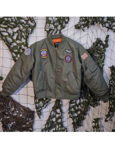 Bombers Top Gun enfant bleu marine 2
