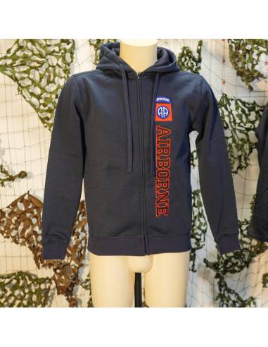 Blue Paratrooper Hoodie 82nd airborne