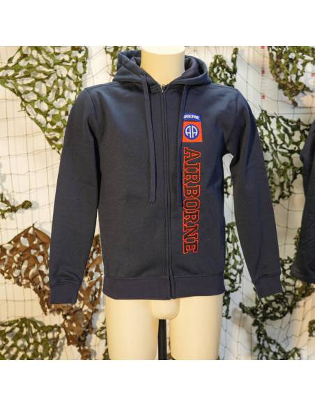 Blue Paratrooper Hoodie 82nd airborne