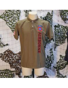 Khaki Polo 82nd Airborne 2