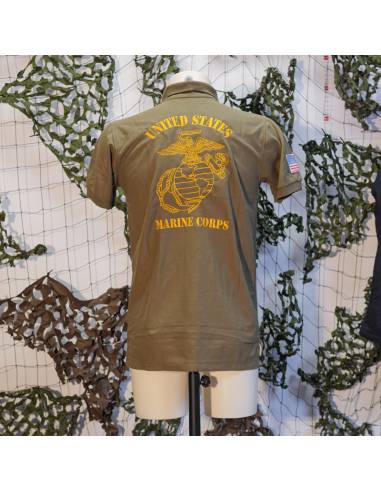 Polo Marine Corps Khaki