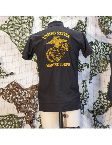 Polo Marine Corps Black