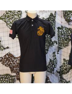 Polo Marine Corps Black 2