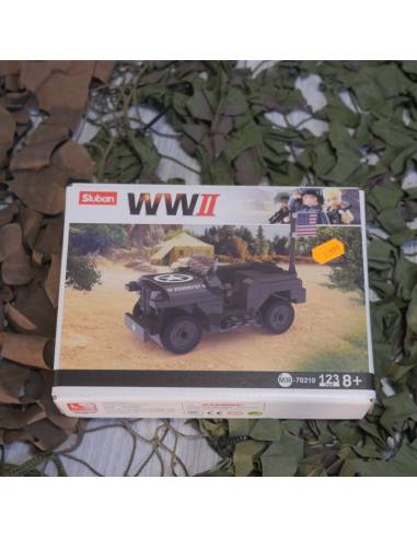 Sluban WWII Jeep US Army Toy