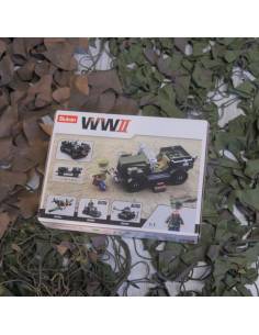 Jouet Sluban WWII Camion léger allié 2