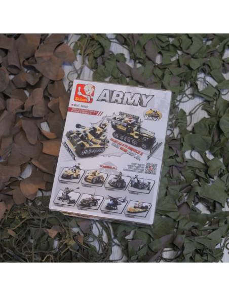 Sluban Army Artillery 8 in 1 Toy