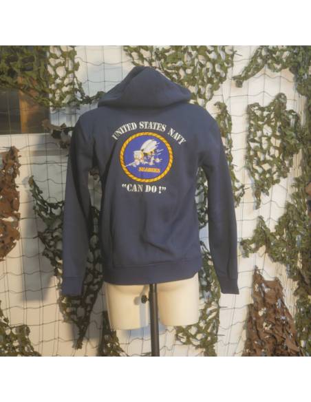 US Navy "Can Do" Paratrooper hoodie navy blue
