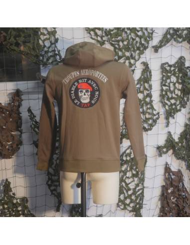 Paratrooper Hoody Airborne Troops khaki green