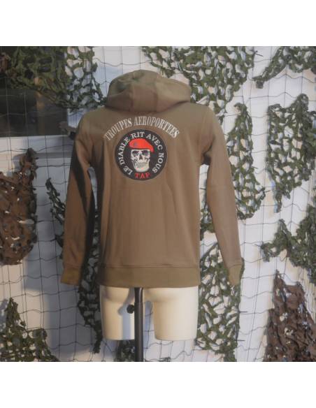 Paratrooper Hoody Airborne Troops khaki green