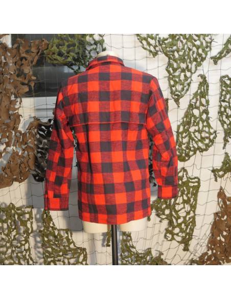 Shirt lumberjack black and red