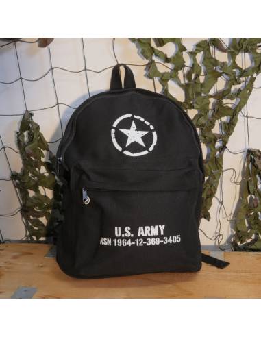 Sac à dos enfant US Army  Noir