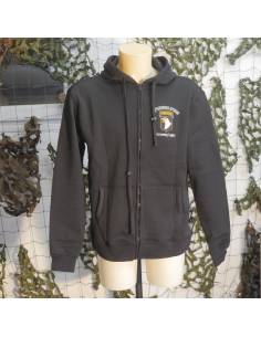 Paratrooper 101st Airborne hoody, black 2