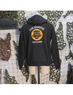 Sweat à capuche Paratrooper Tank Destroyer Batallion  noir