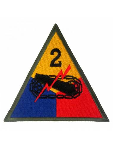 Écusson 2e Armored Division (Hell on wheels)