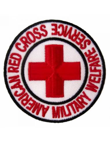 Écusson Croix Rouge Américaine  "Military Welfare Service"