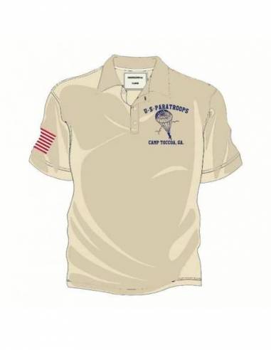 Polo Paratrooper U.S. Paratroops, Camp Toccoa, GA