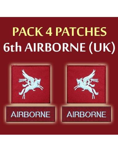 Pack d'écussons 6th Airborne UK