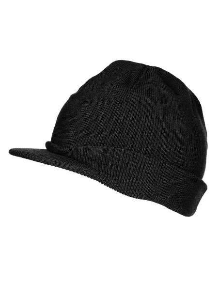 Jeepcap en laine dit Beany noir