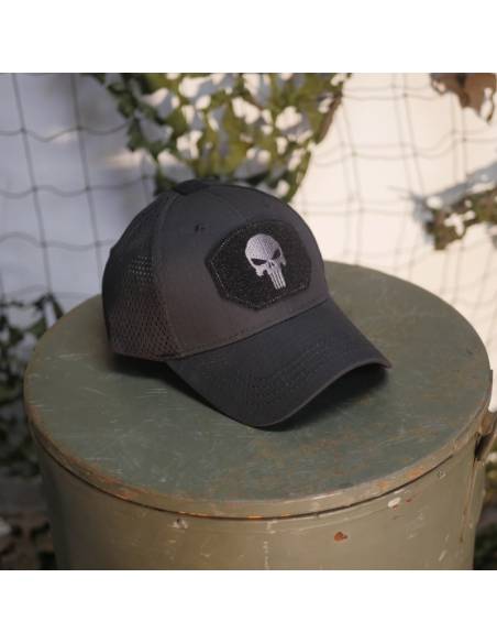 Casquette Punisher  noire