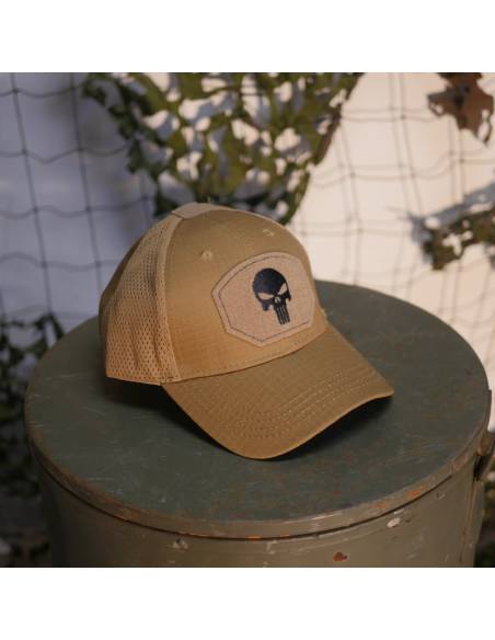 Casquette Punisher  sable et noire