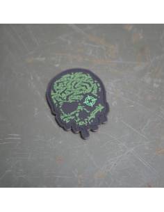 Crane green PVC patch with viewfinder