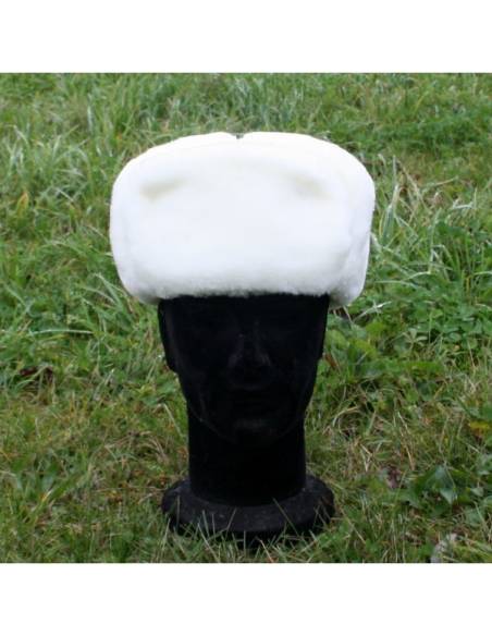 Fur Hat White Russian