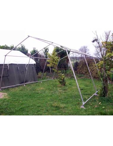 Frame in ALUMINIUM, 6.30 m x 5.50 m